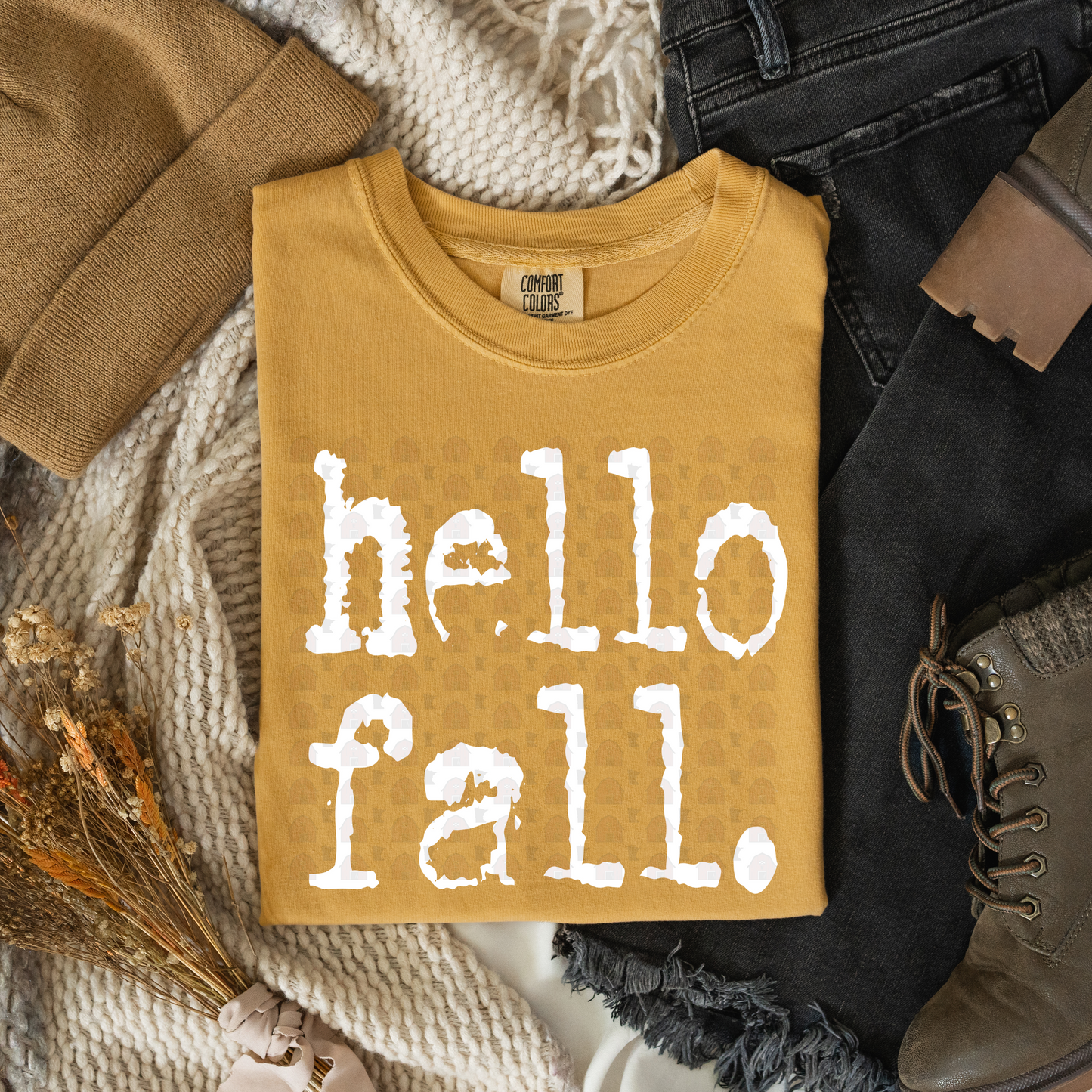 Grunge Hello Fall