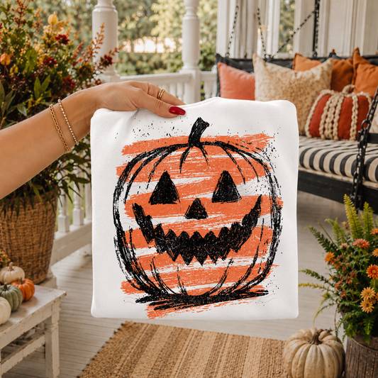 Grunge Orange Brushed Pumpkin