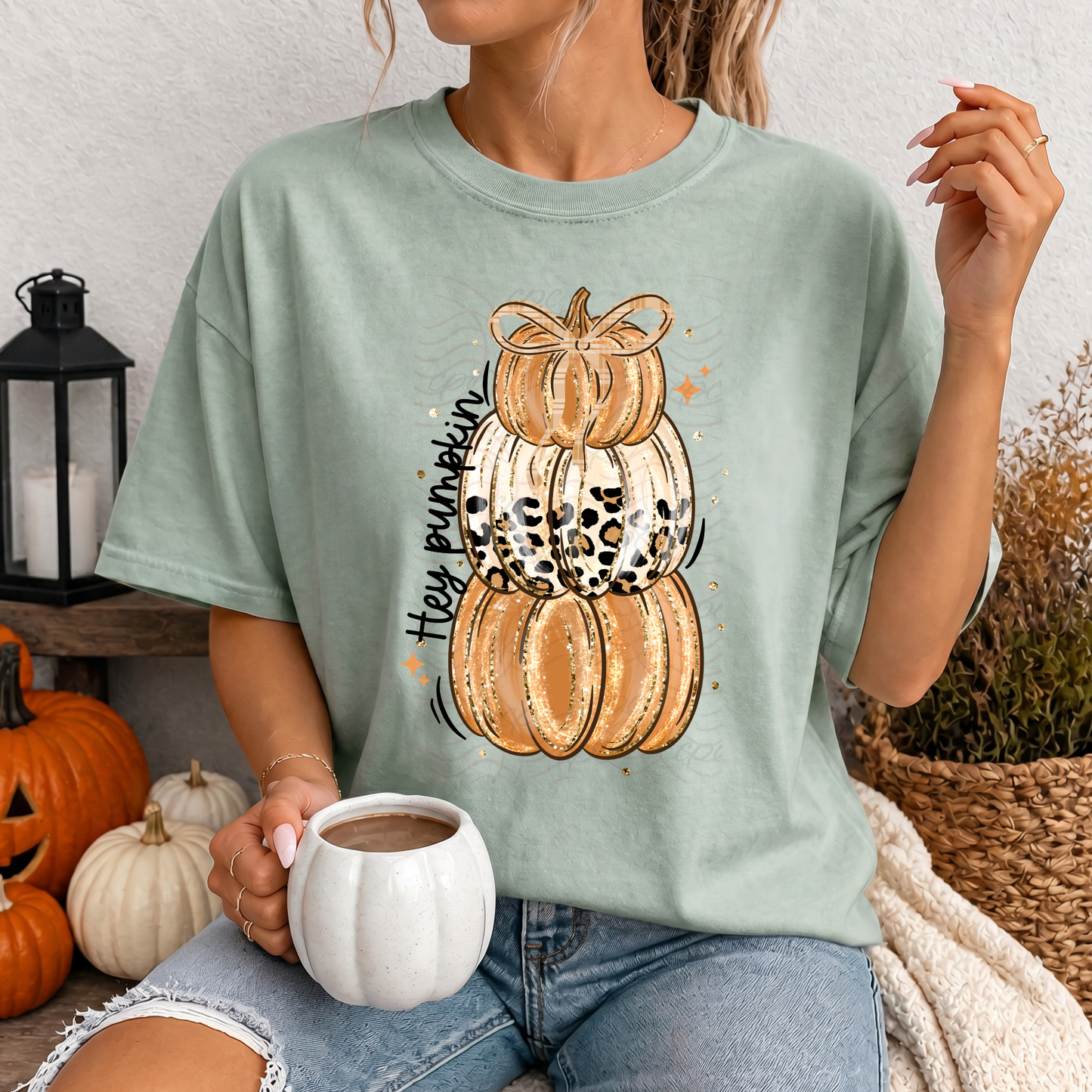 Half Leopard Hey Pumpkin Stacked