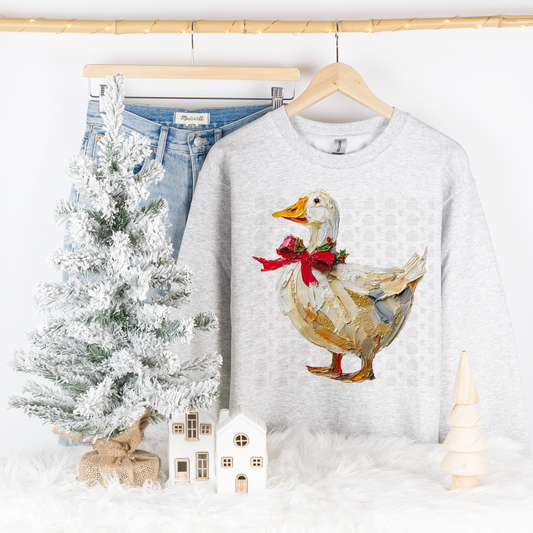 Hand Painted Christmas Goose
