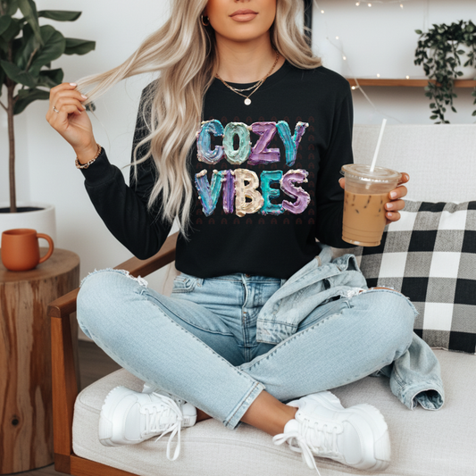 Hand Painted Cozy Vibes