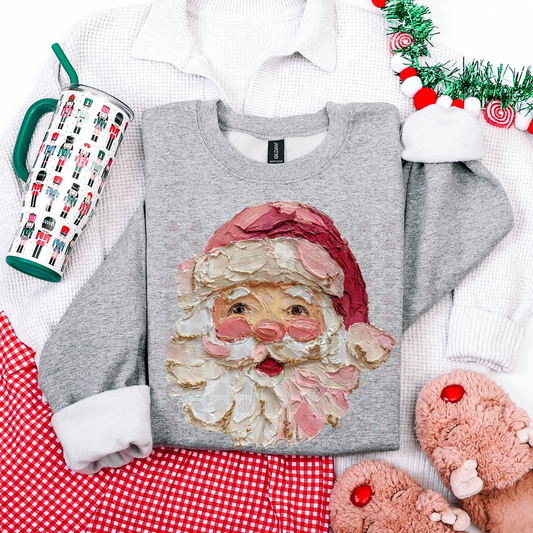 Hand Painted Santa