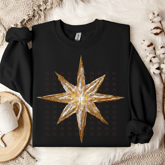 Hand Painted Star Of Bethlehem