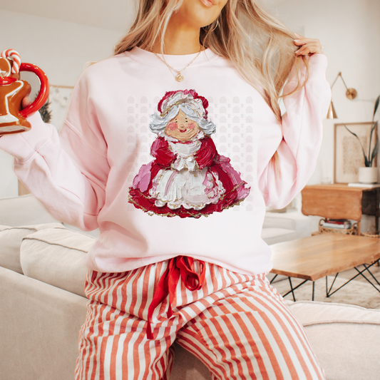 Hand Painted Sweet Mrs Claus