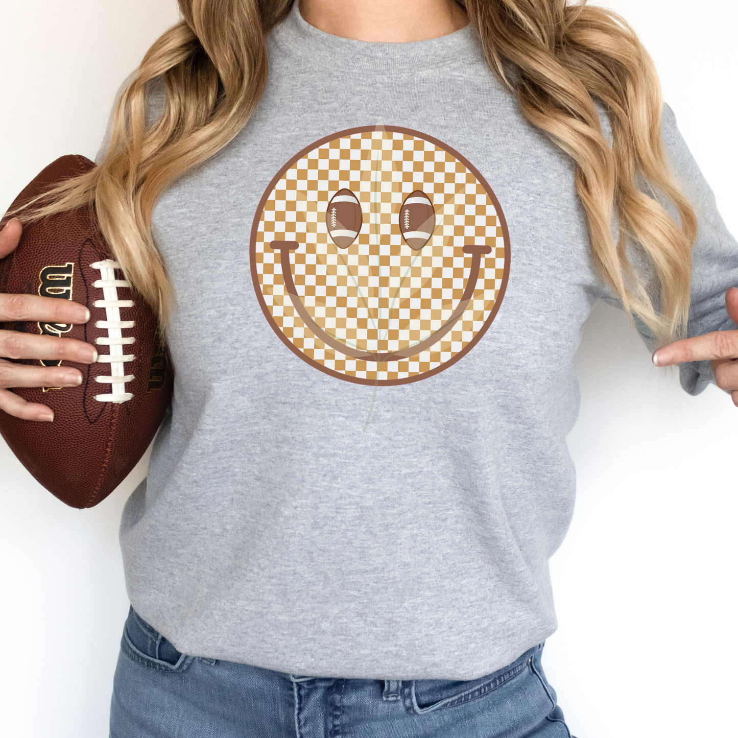 Happy Checkered Football