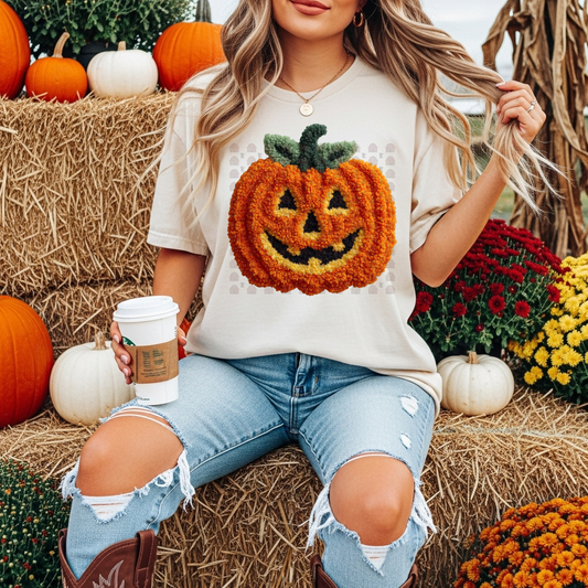 Happy Crochet Jack O Lantern