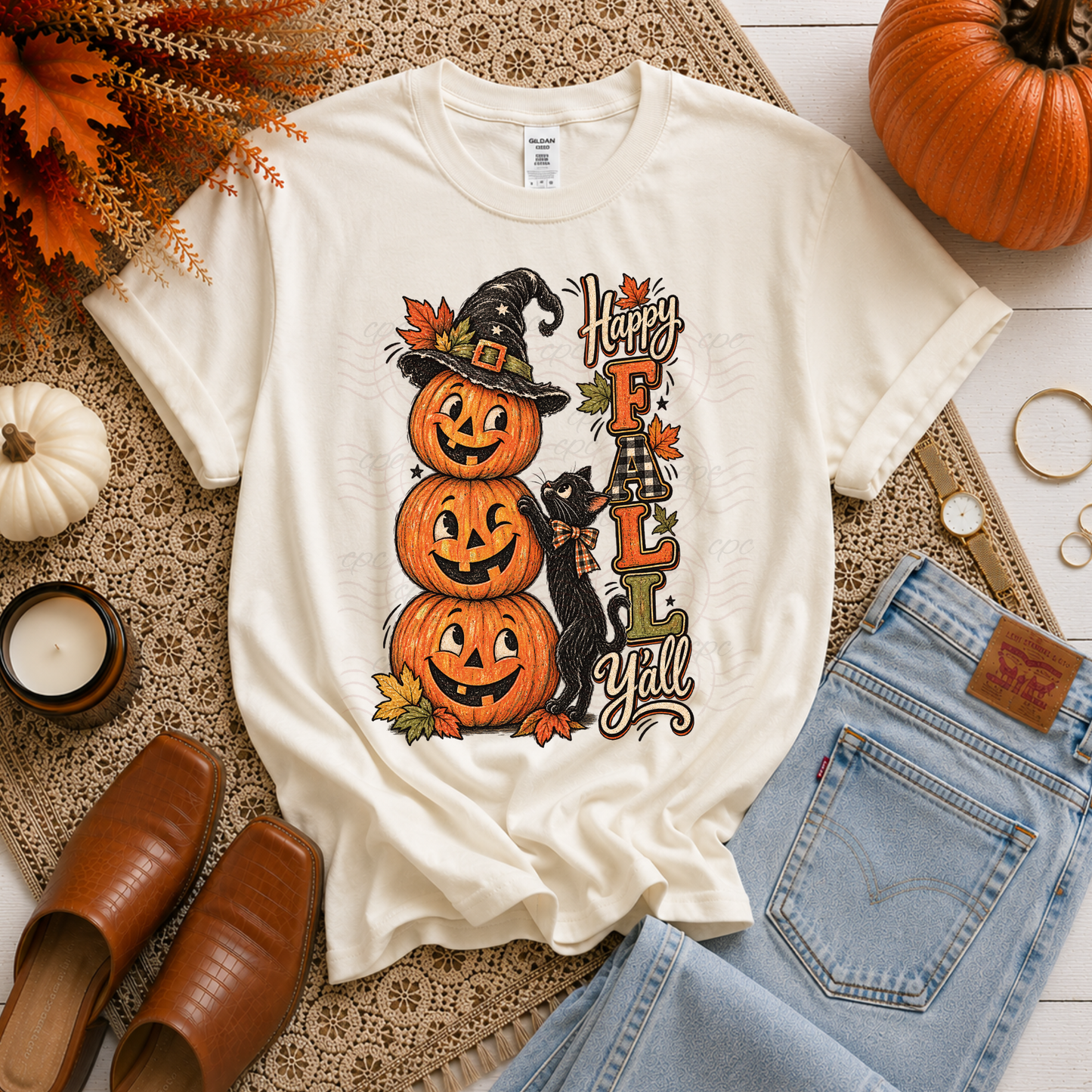 Happy Fall Y'All Sketch