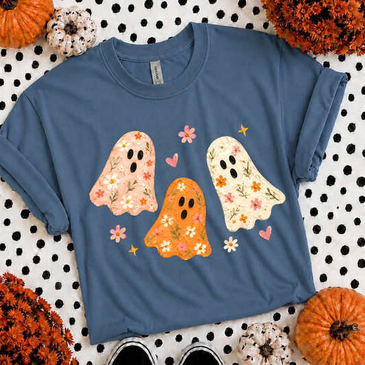 Hearts Stars And Floral Ghosts