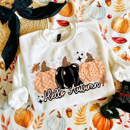 Hello Autumn Pumpkins