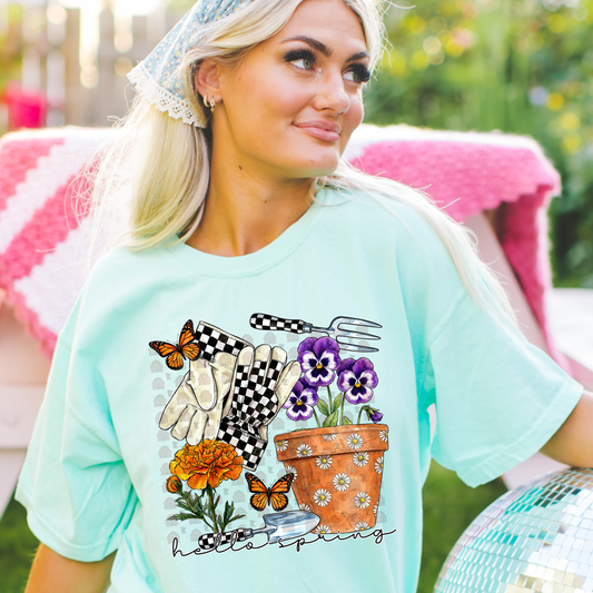 Hello Spring Gardening Supplies