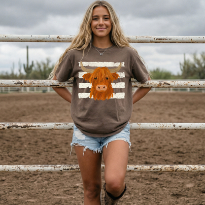 Highland Cow Stripes
