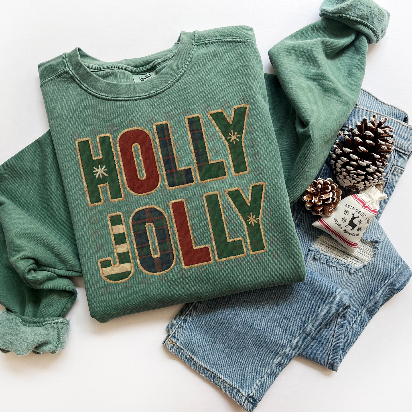 Holly Jolly Tartan Pattern