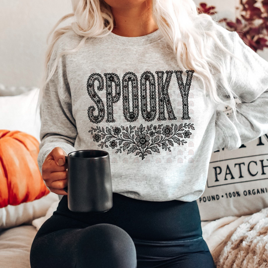 Lace Floral Spooky