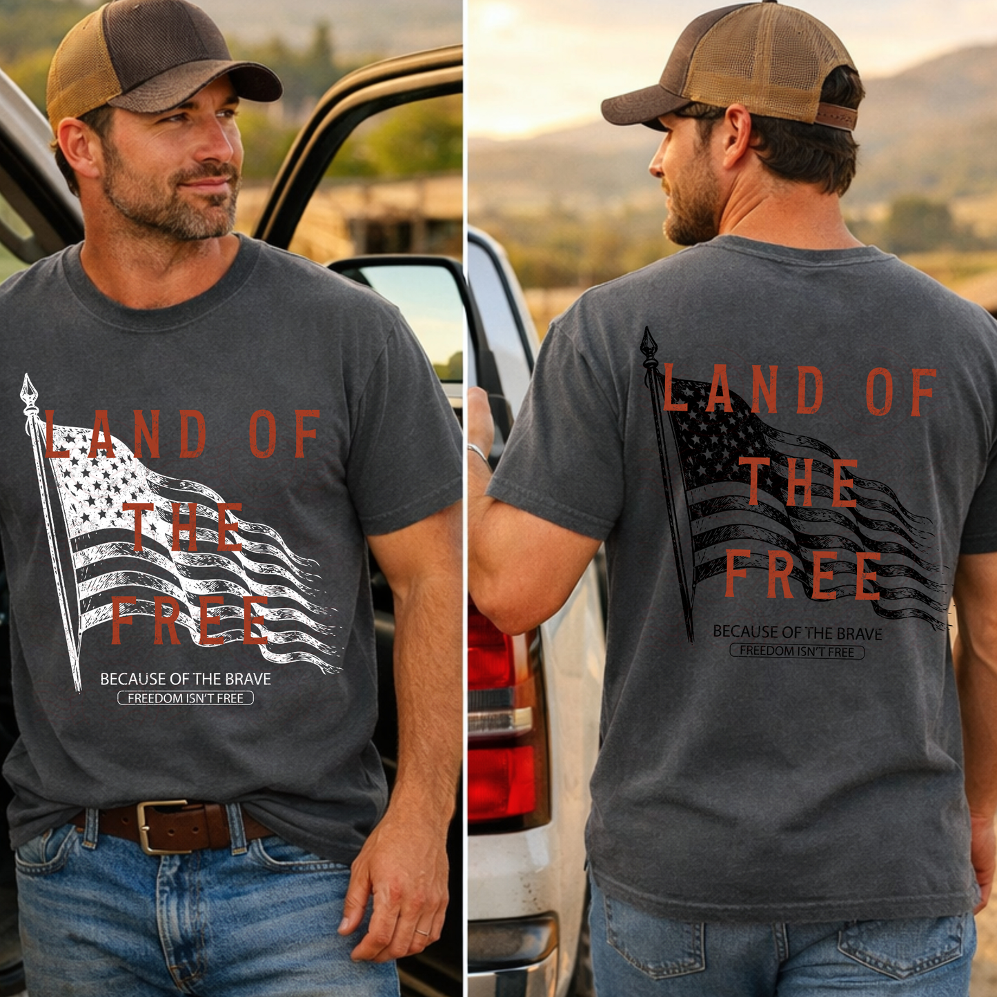 Land Of The Free Flag
