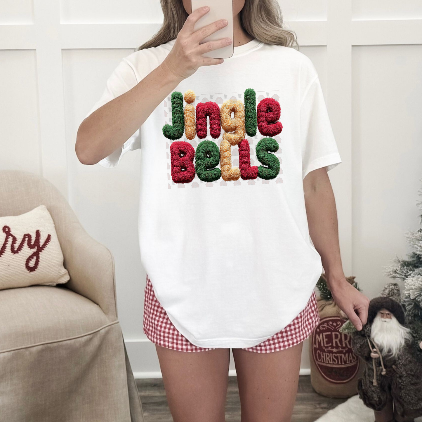 Latch Hook Yarn Crochet Jingle Bells