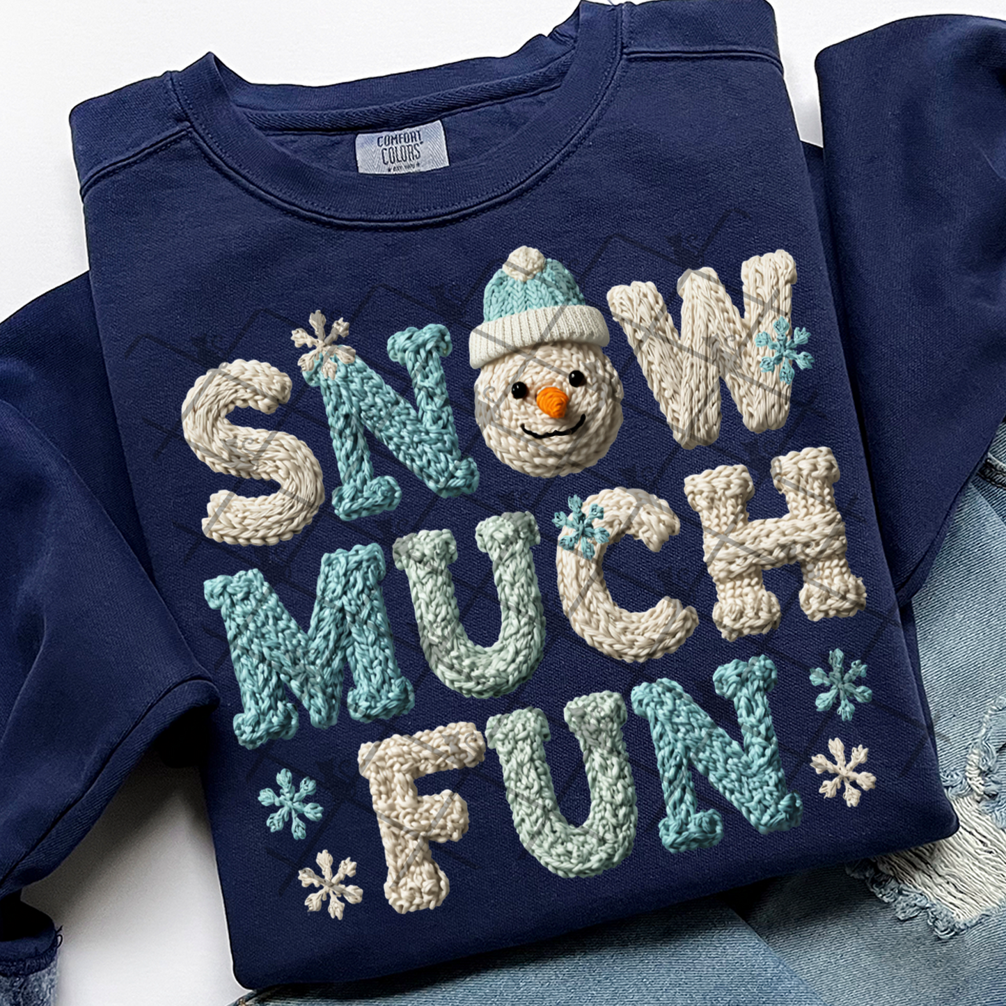 Latch Hook Yarn Snow Much Fun