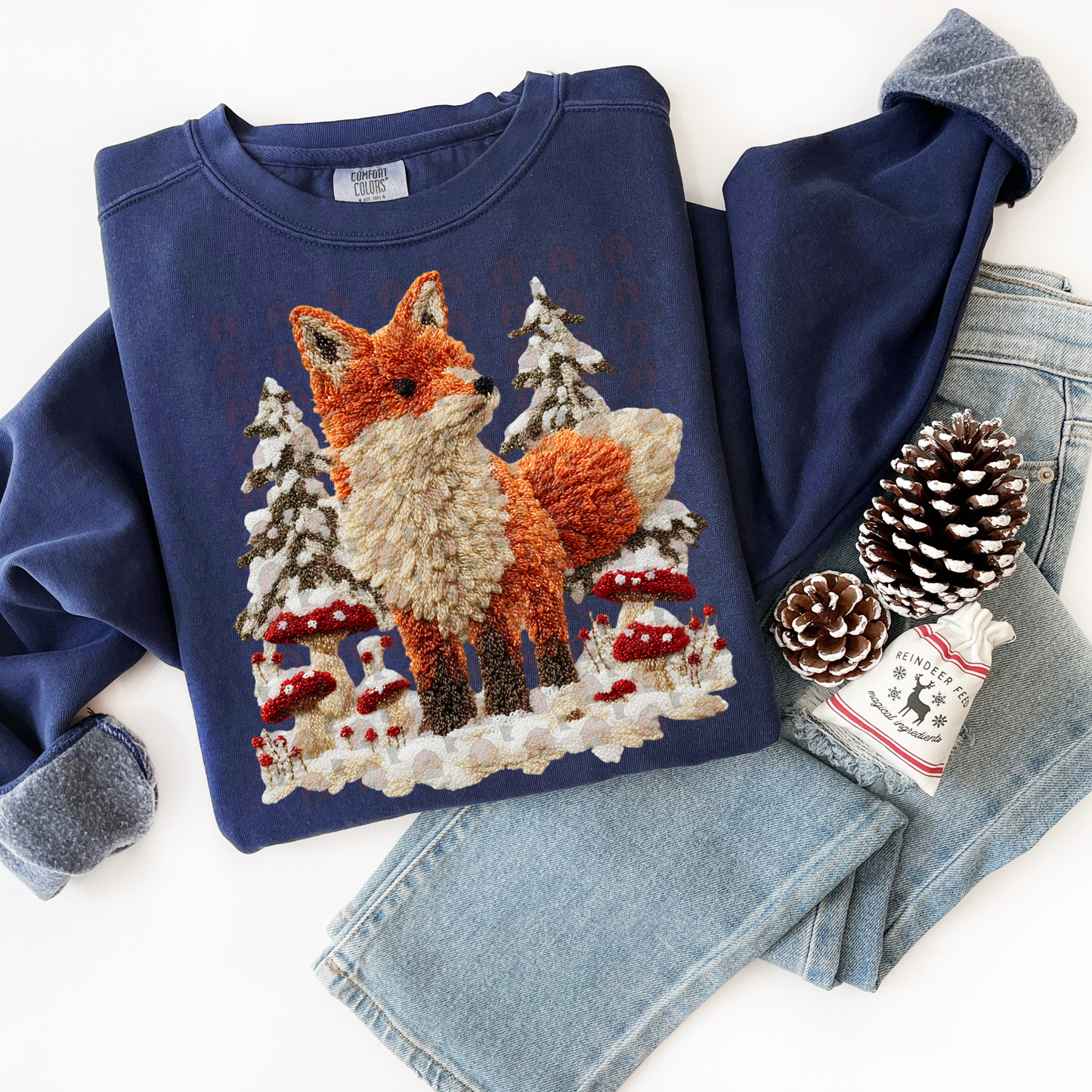 Latch Hook Yarn Winter Fox