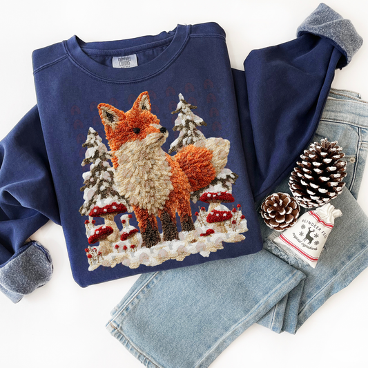 Latch Hook Yarn Winter Fox