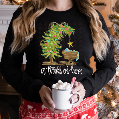 Leaning Tree And Baby Jesus