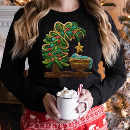 Leaning Tree And Baby Jesus