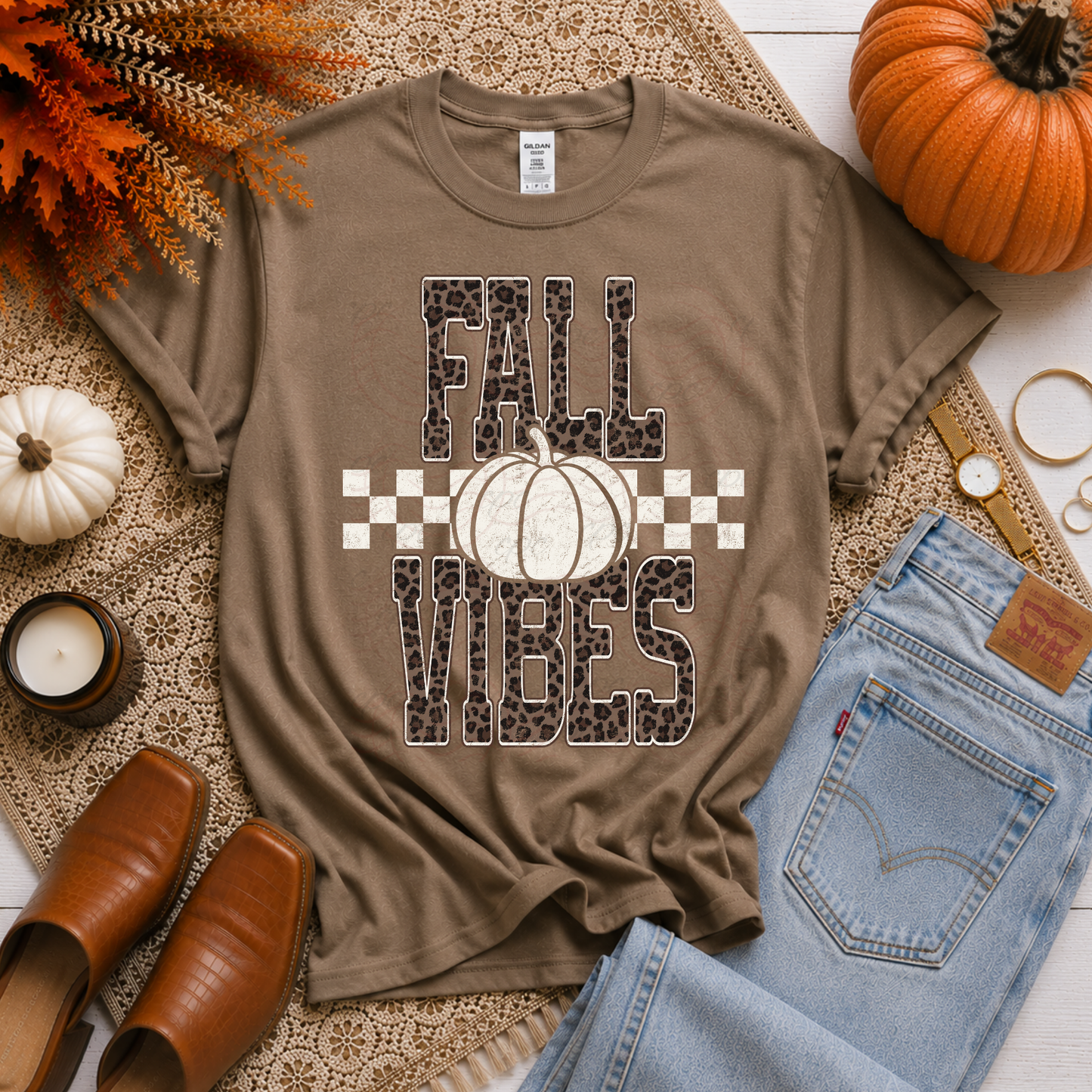 Leopard Check Fall Vibes