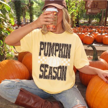 Leopard Check Pumpkin Season