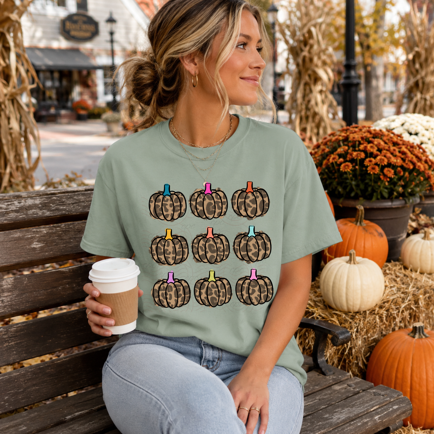 Leopard Pumpkins Collage