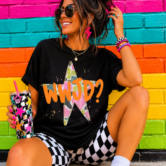 Leopard Star Splatter WWJD