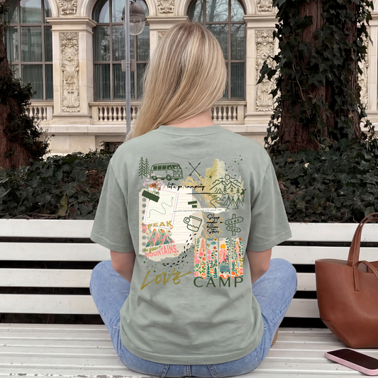 Let's Go Camping Collage