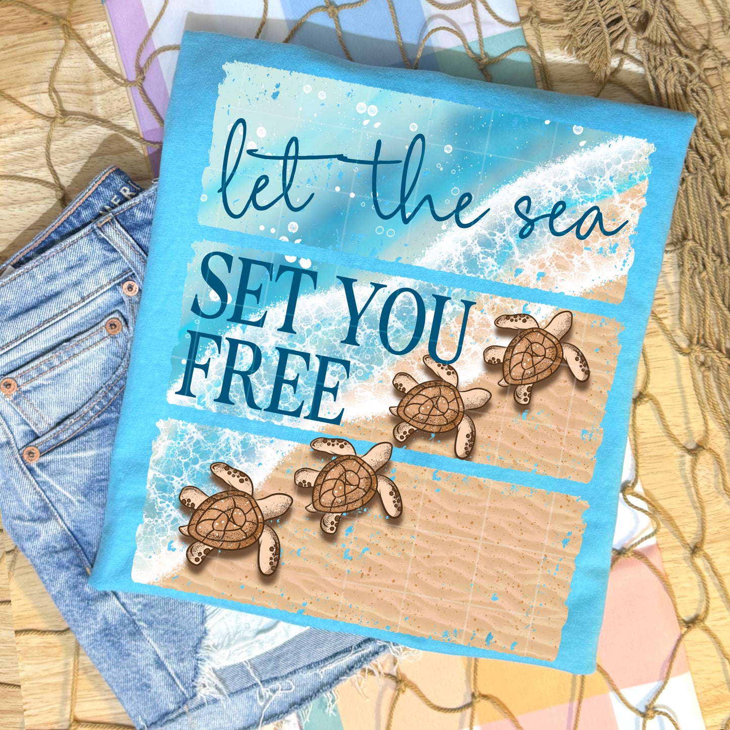 Turtles Let The Sea Set You Free