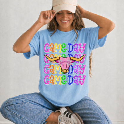 Colorful Stacked Game Day Mascots