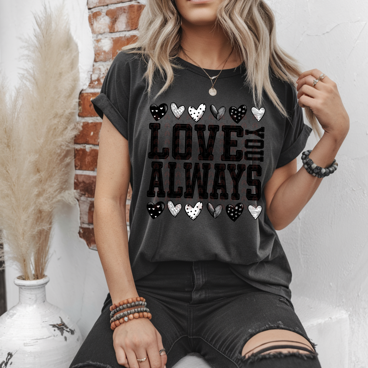 Love You Always Doodle Heart