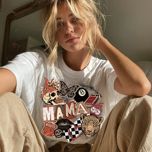 Mama Grunge Western Collage