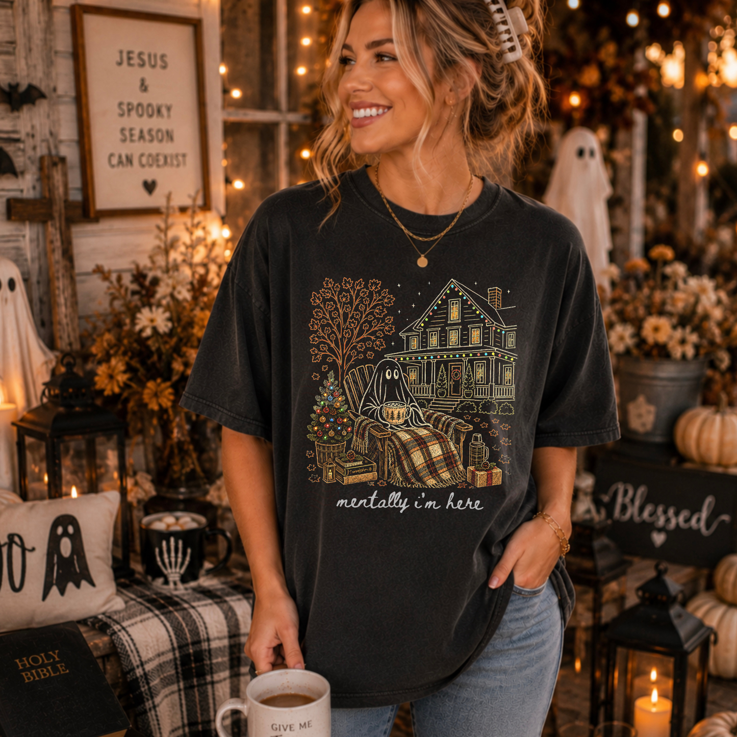 Mentally Christmas And Halloween