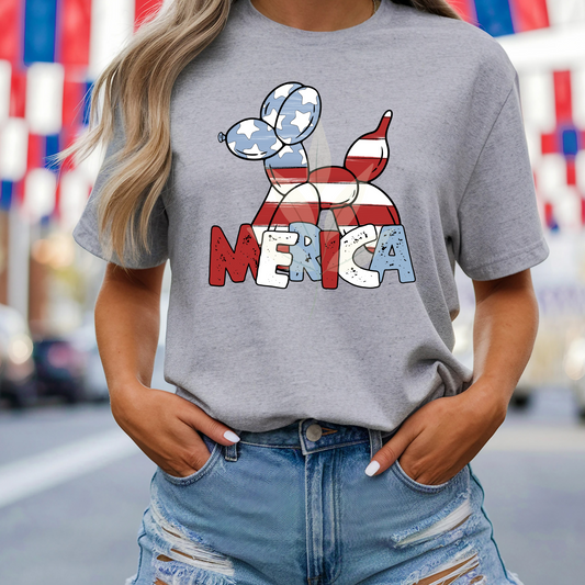 Merica Balloon Dog