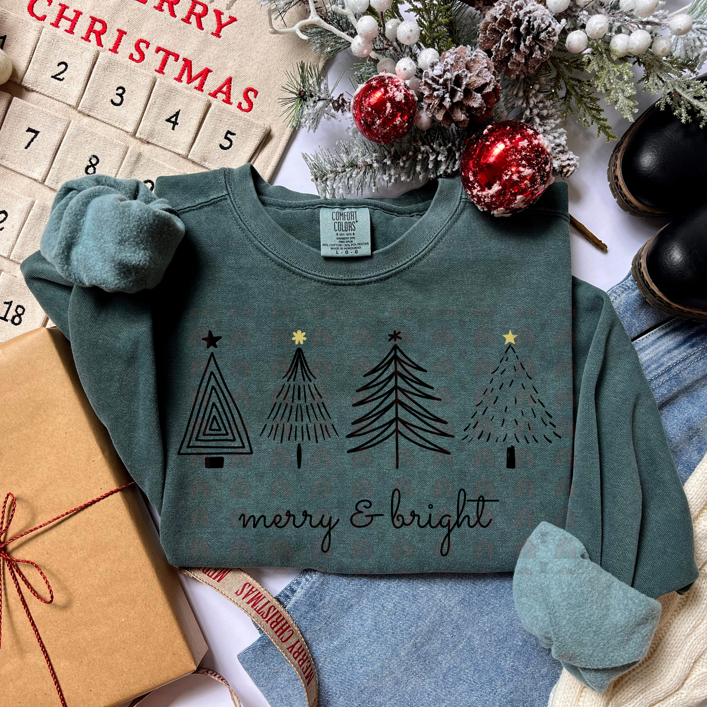 Merry And Bright Whimsy Trees