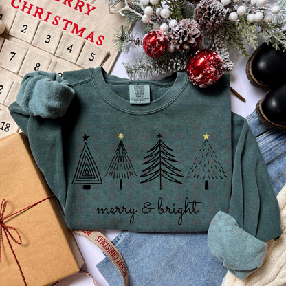 Merry And Bright Whimsy Trees