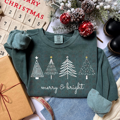 Merry And Bright Whimsy Trees