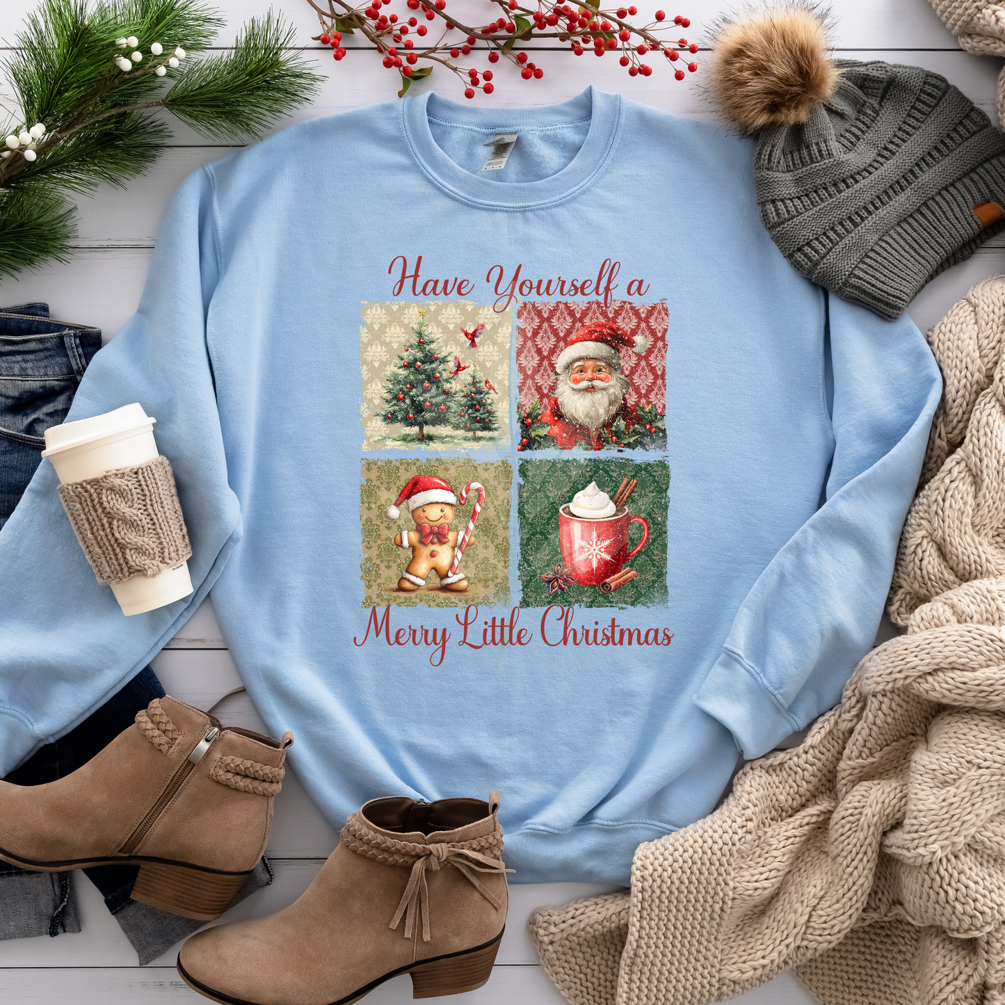 Merry Little Christmas Collage