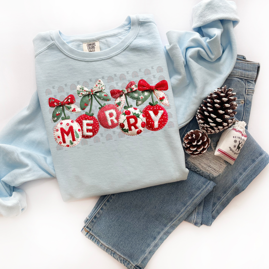 Merry Patchwork Ornaments