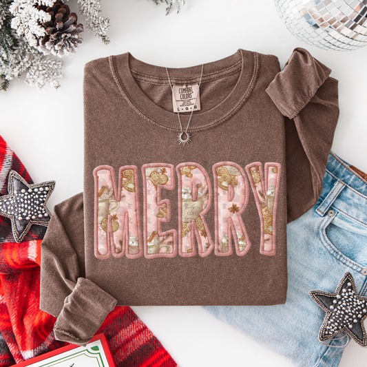 Merry Patchwork Pink Cocoa