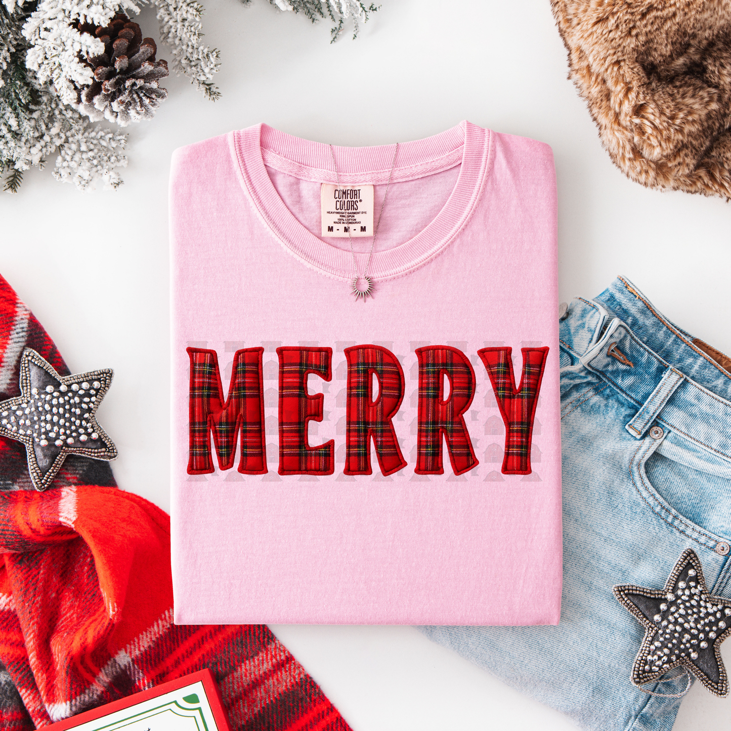 Merry Patchwork Red Plaid