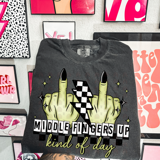 Middle Fingers Up