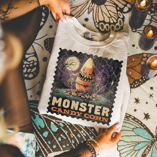 Monster Candy Corn Stamp