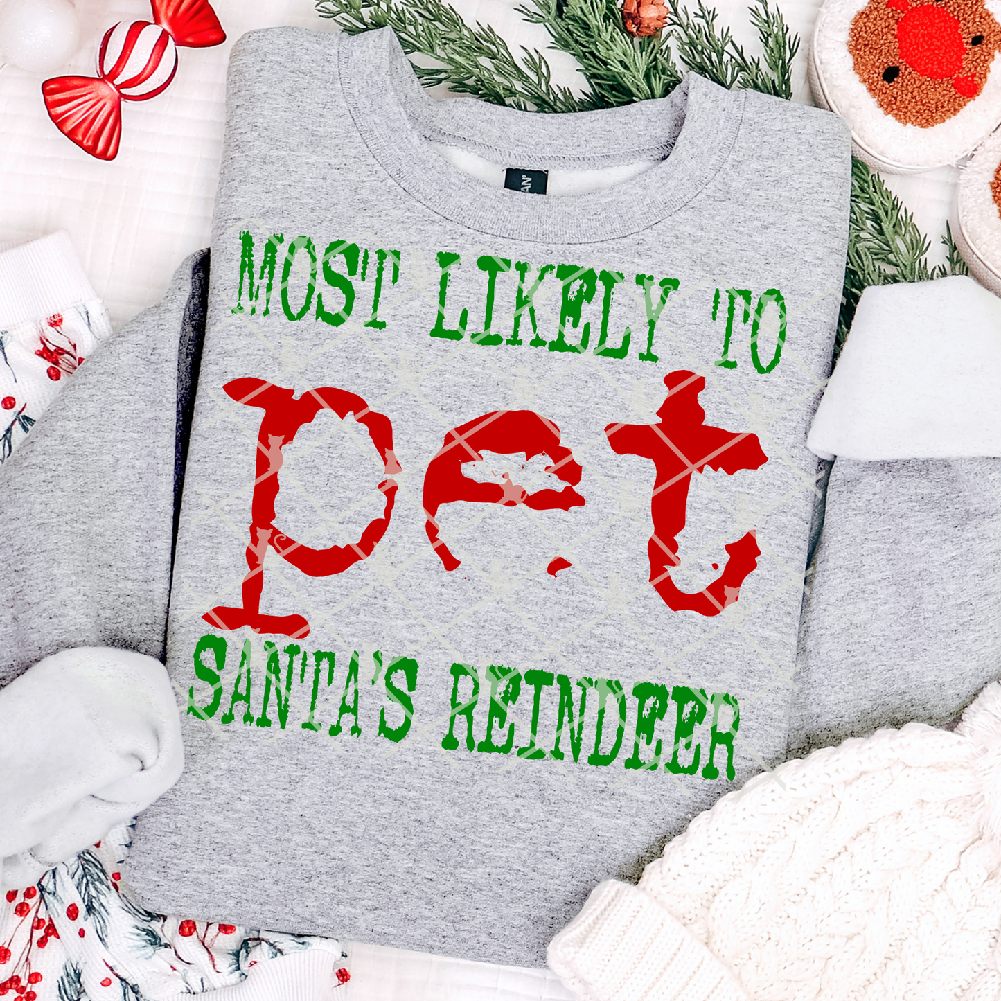Most Likely To Pet Santa's Reindeer
