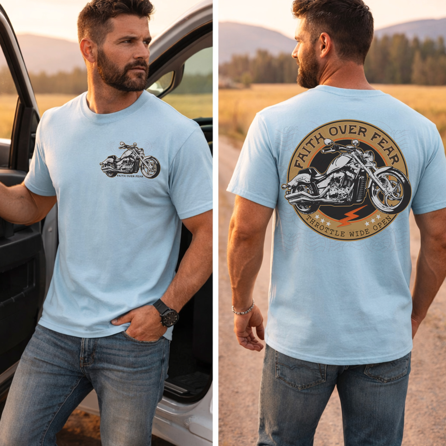 Motorcycle Faith Over Fear