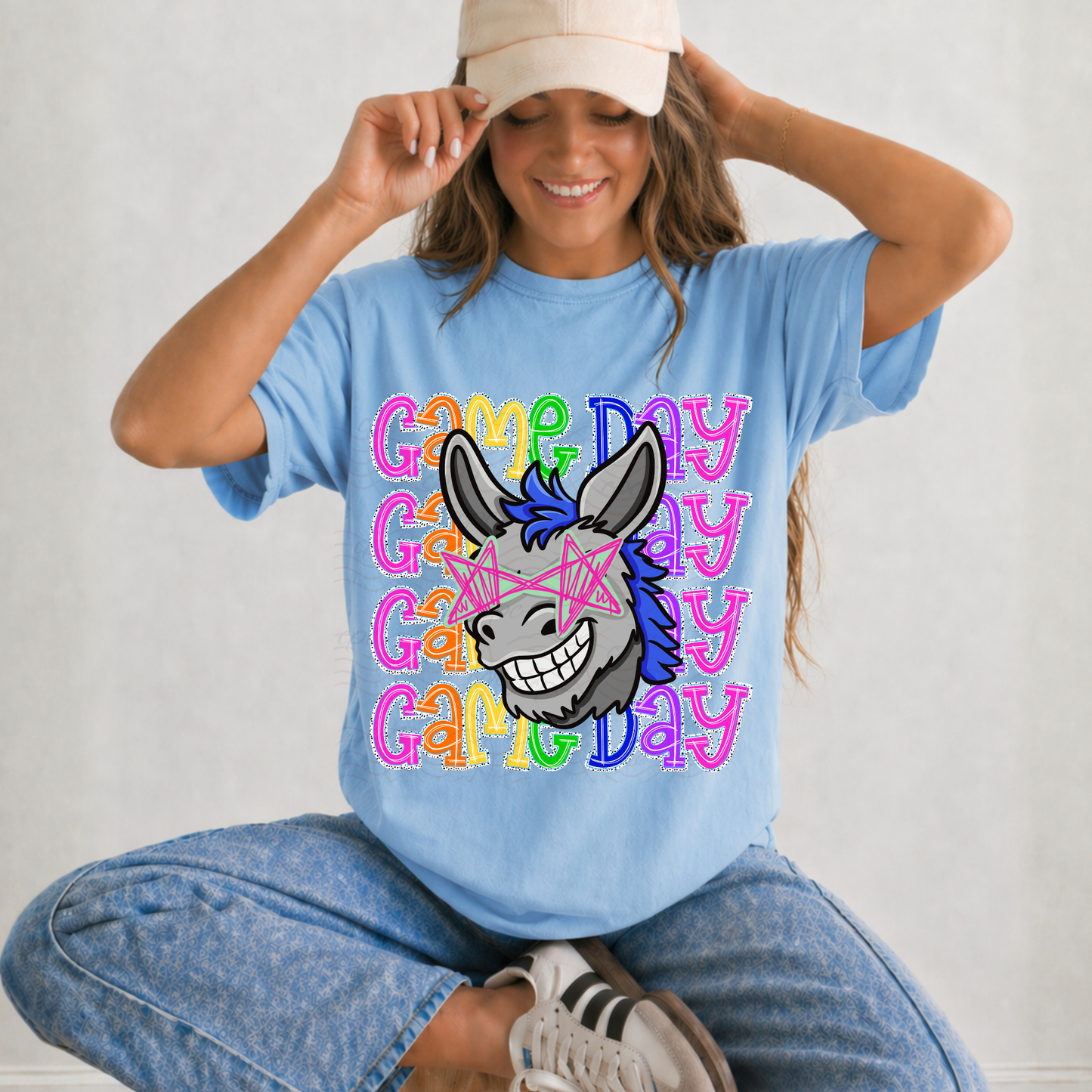 Colorful Stacked Game Day Mascots