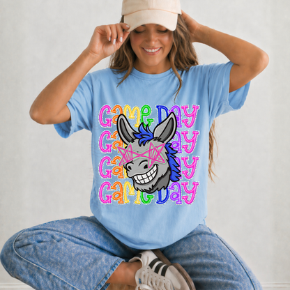 Colorful Stacked Game Day Mascots