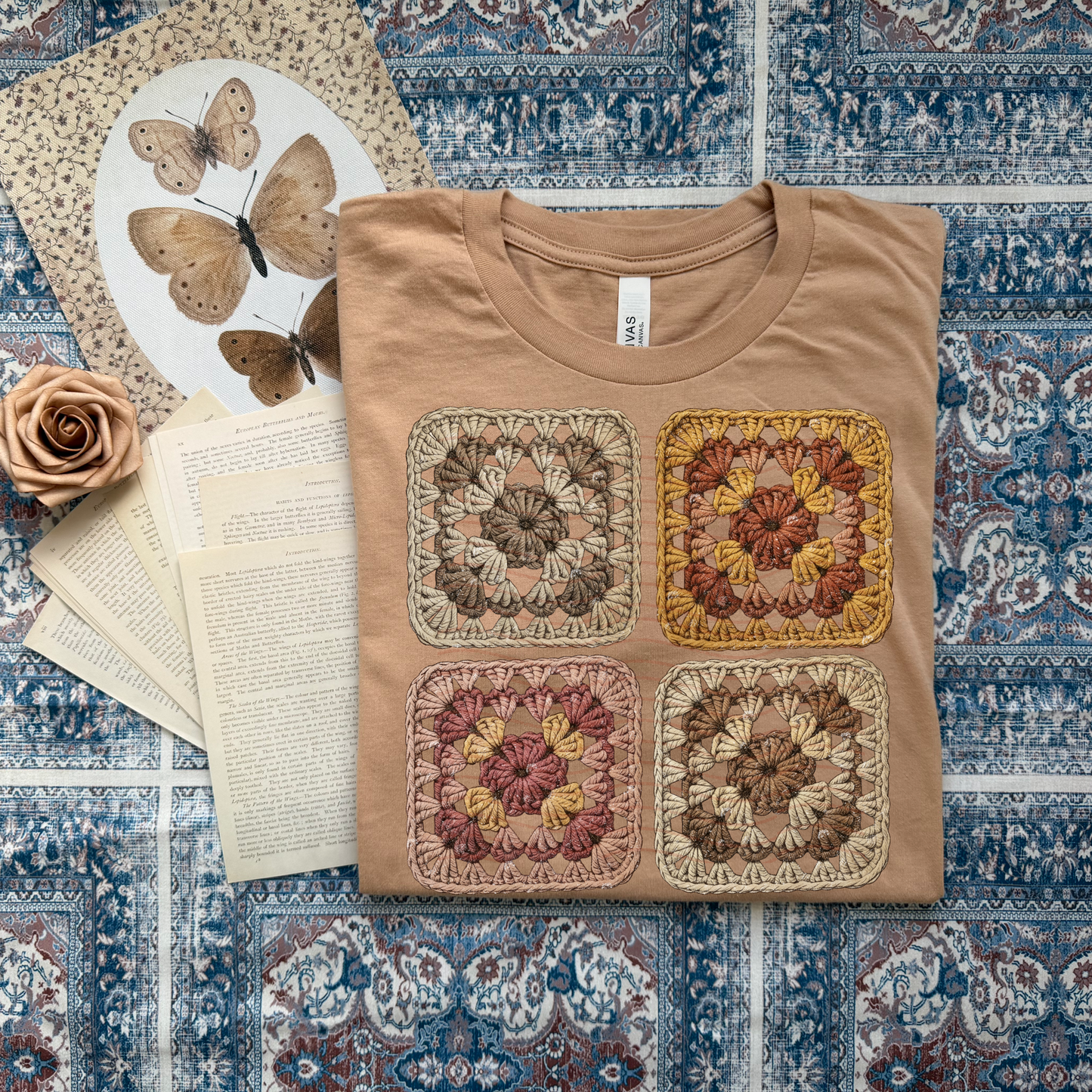 Muted Granny Squares