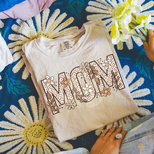 Neutral Floral Mom